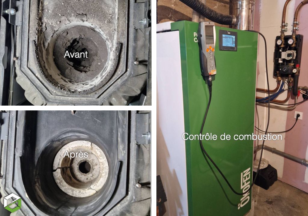 Révision générale et complète d'une chaudière à pellets - RGE QUALIBOIS