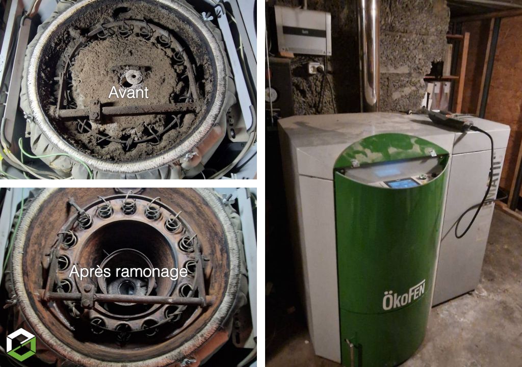 Dépannage, entretien, ramonage dune chaudière à granulés Okofen-Isère (38)