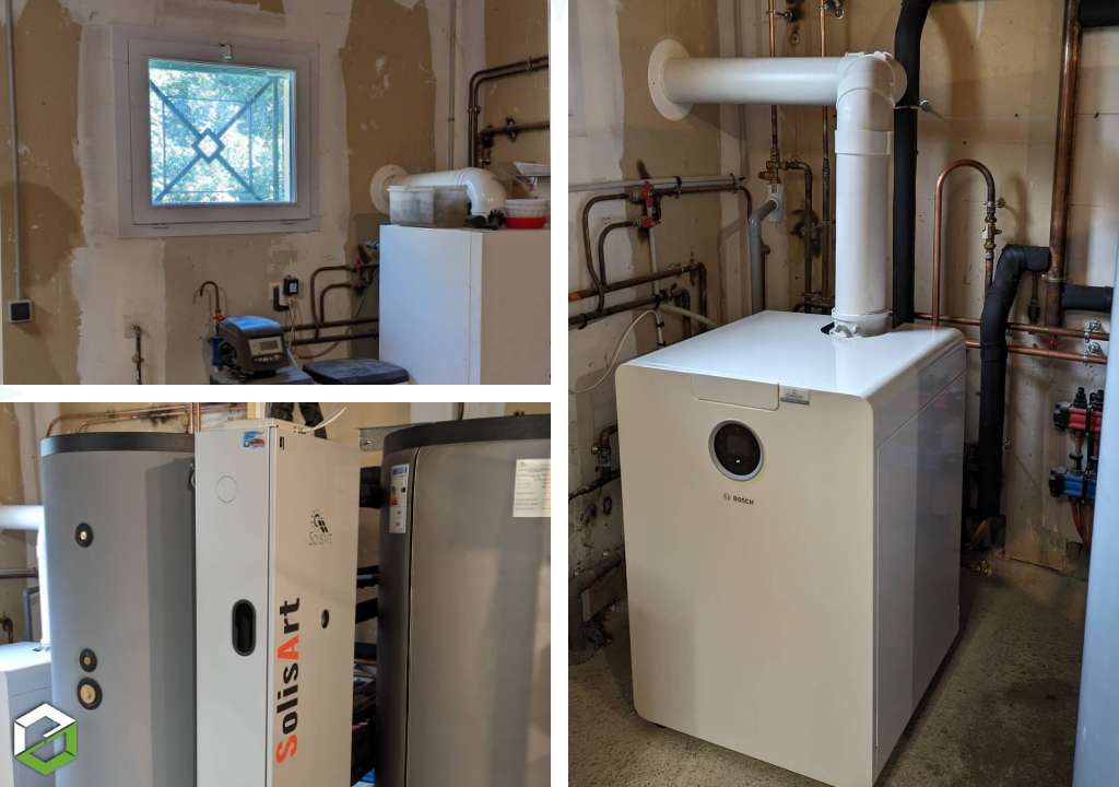 remplacement d'une chaudière gaz par une nouvelle à condensation et au gaz naturel - bosch 