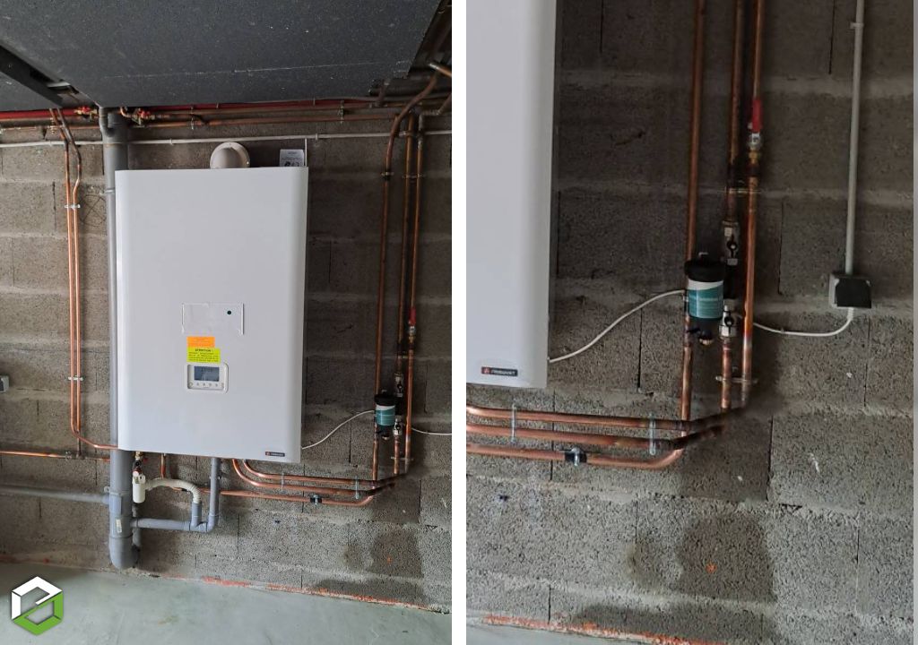 Installation d'un filtre anti-boue de marque Edya Filtr' Inhibiteur Tout en Un