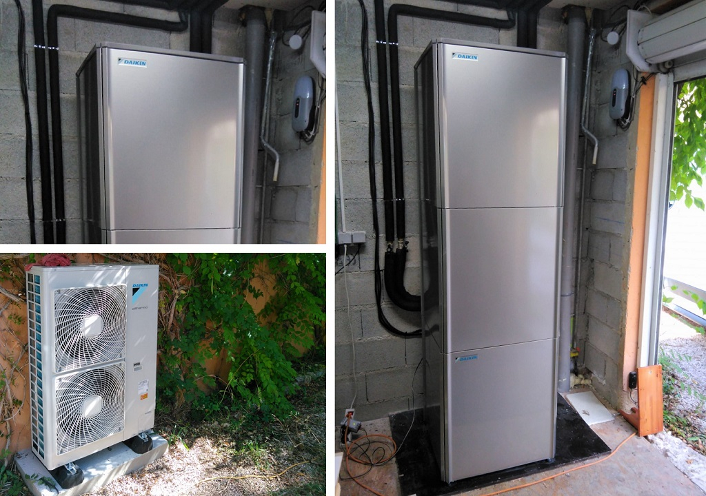 Installation pompe à chaleur DAIKIN