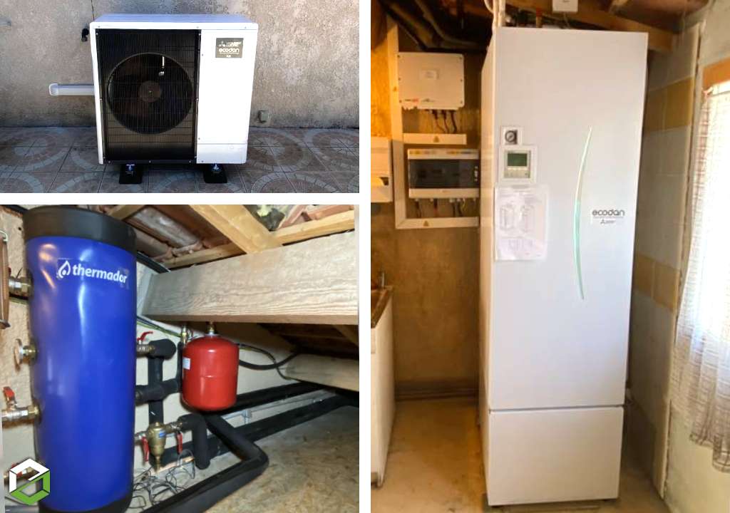 Entreprise RGE QualiPAC - Installation d'une pompe à chaleur air/eau Mitsubishi