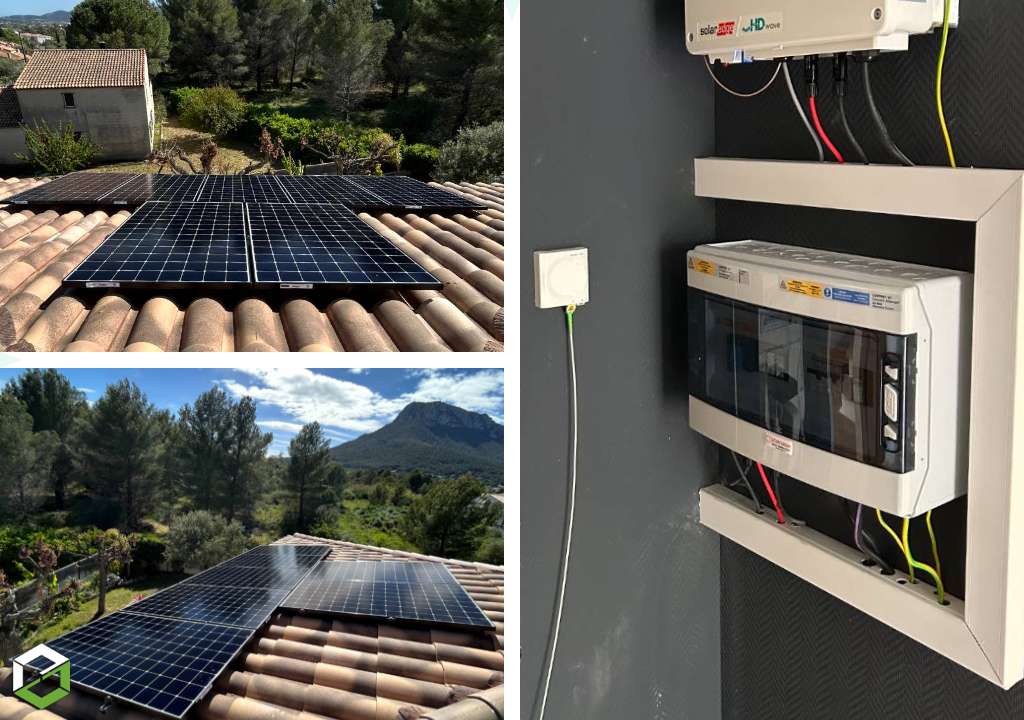 Entreprise RGE Qualibat 5911 : installation photovoltaïque Sunpower/SolarEdge de 3 kWc en autoconsommation avec revente du surplus