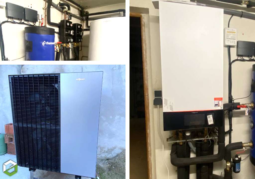 Entreprise RGE QualiPac : Installation d'une pompe à chaleur en remplacement d'une chaudière fioul