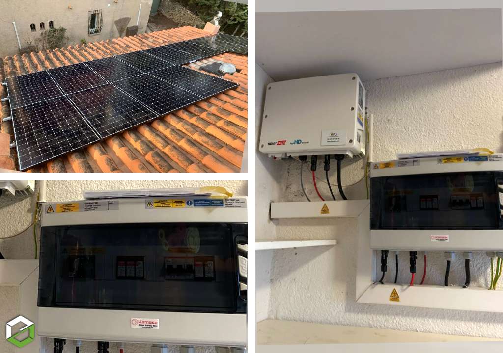 Entreprise  RGE Qualibat 5911 - Installation photovoltaïque de 6 kWc en autoconsommation