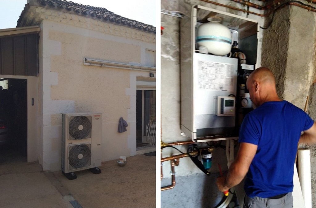 mise en service d'une pompe à chaleur