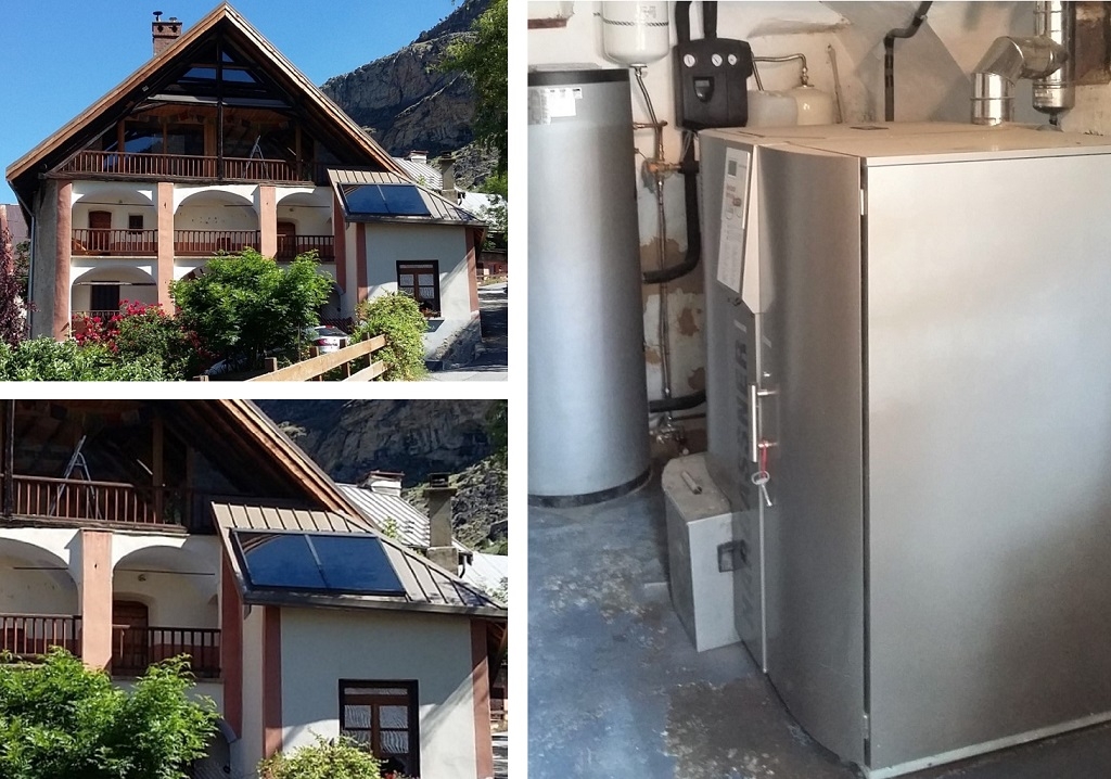 chauffe eau solaire sonnenkraft appoint chaudière hargassner.
