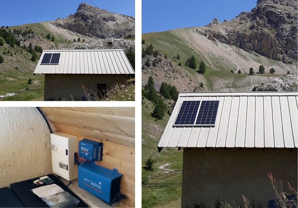Consultez la chantier : Électrification d'une bergerie en alpage en 230 v pour éclairage et prises.