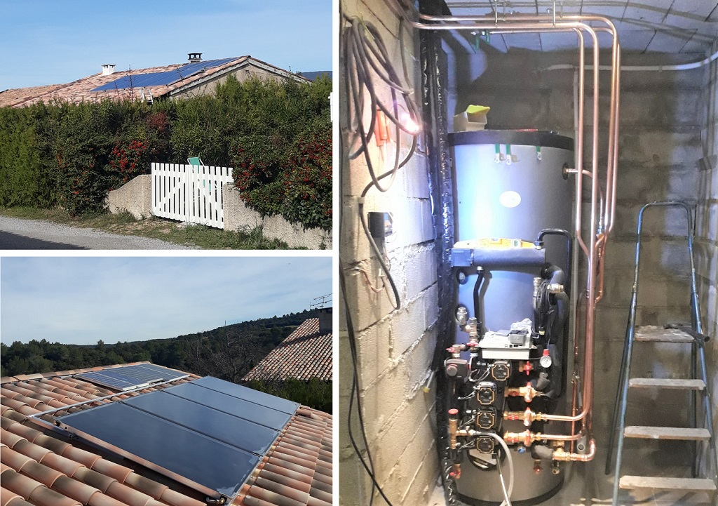 Installateur RGE qualicombi met en place systèmes solaire SSC Solisart.