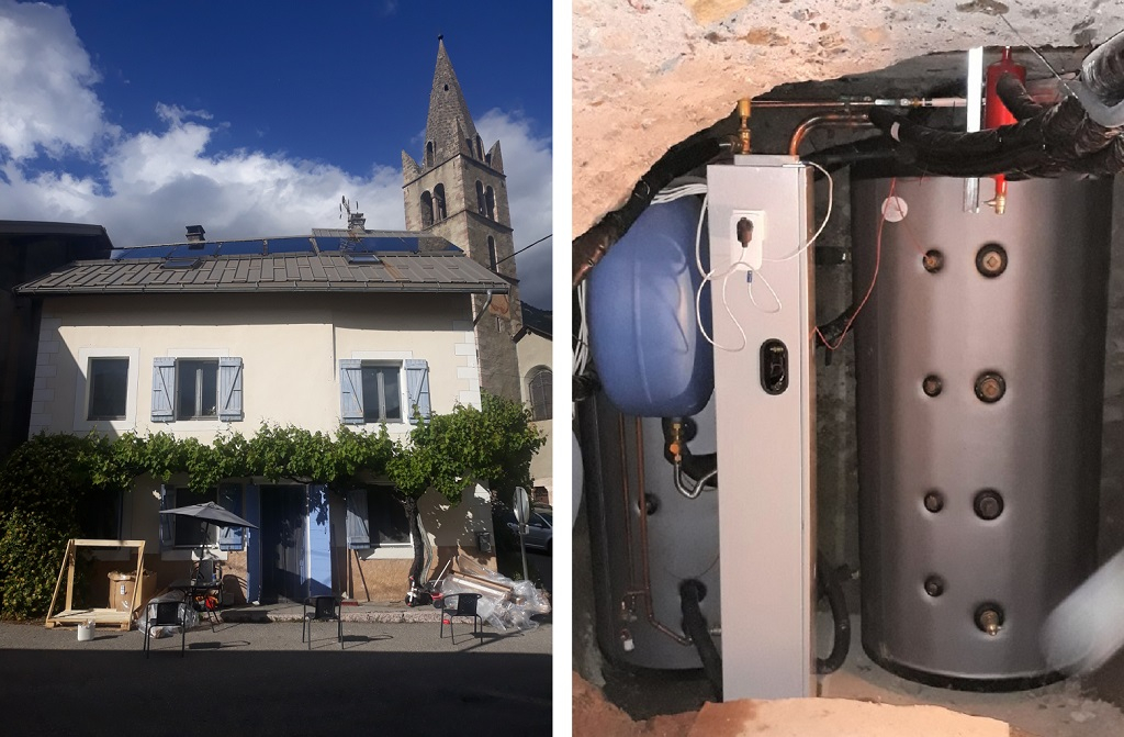 Consultez la chantier : pose d'un système solaire combiné par une entreprise spécialisée en énergie renouvelable qualifiée rge