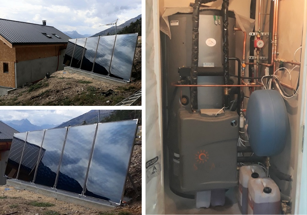 Consultez la chantier : installation d'un système de chauffage solaire combiné - entreprise rge depuis 12 ans spécialiste en énergie solaire