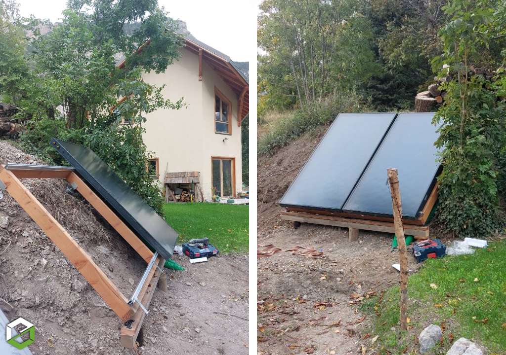 Entreprise RGE Qualisol installe solaire pour production d'eau chaude solaire 