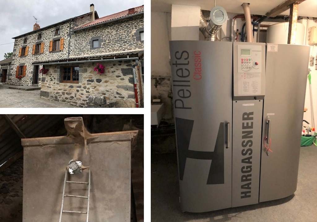 Consultez la chantier : chaudière à granulés hargassner à villedieu cantal