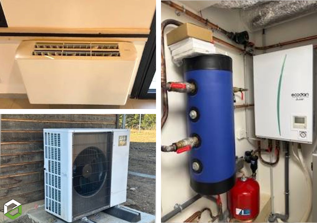 installation d'une pompe à chaleur air eau mitsubishi electric