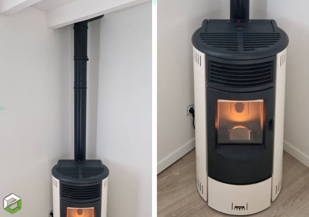 Installation d'un poêle à granulés de bois Artense - Entreprise RGE Qualibois