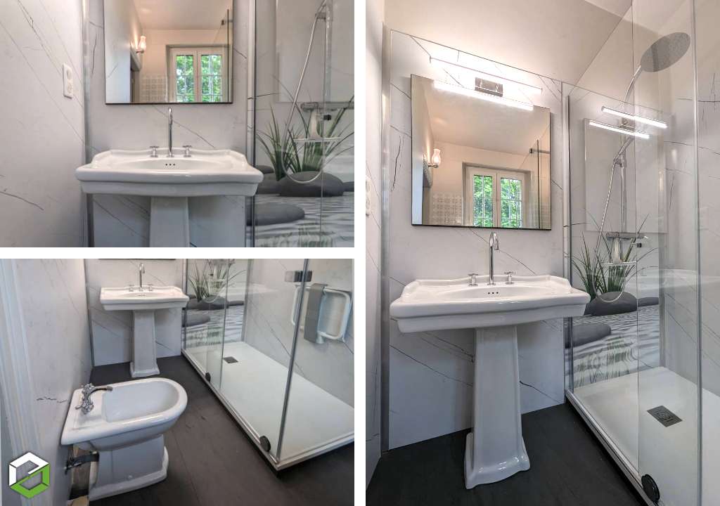 Réfection d'une salle de bain PMR (personne à mobilité réduite) - Entreprise RGE