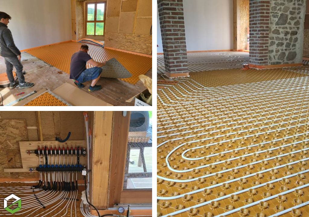 SAS BLANCHON Anthony : Plancher chauffant faible épaisseur Schülter