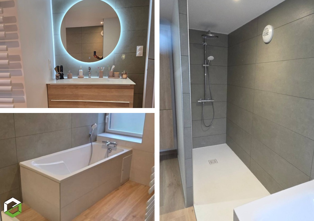 Création d'une salle de bains-Rhône (69)