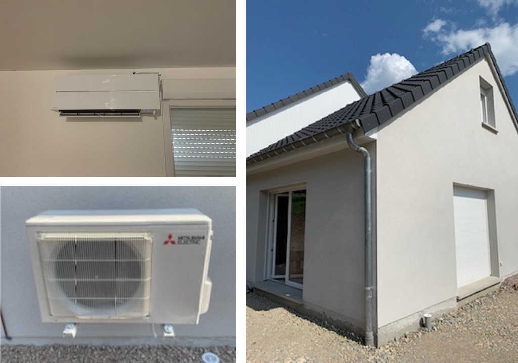 Installation d'une pompe à chaleur air/air (climatisation)