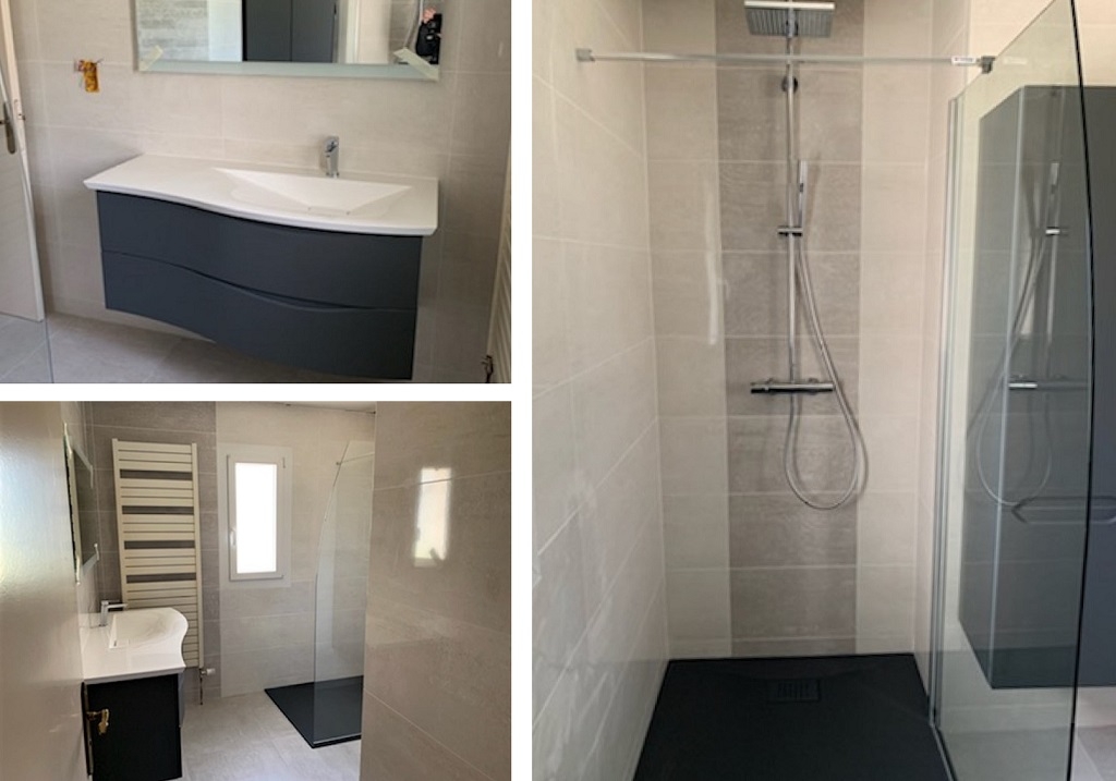 Consultez la chantier : rénovation d'une salle de bain