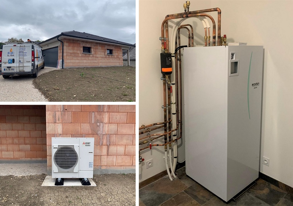 Consultez la chantier : entreprise installateur pac - pompe à chaleur air/eau (qualipac rge)