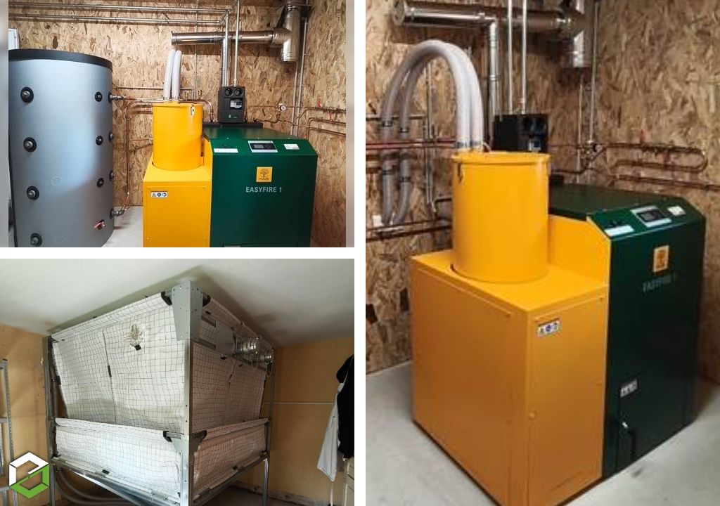 Chaudière à granulés KWB EASYFIRE EF1 installée par une entreprise QUALIBOIS RGE