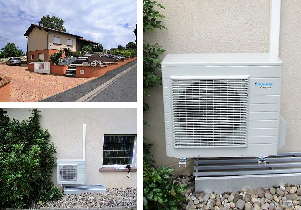 Consultez la chantier : installation d'une climatisation daikin 