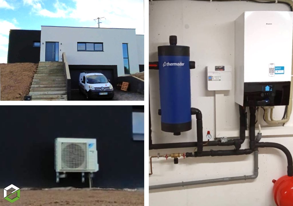 Consultez la chantier : rge qualipac - installation chauffage pompe à chaleur (pac) daikin 