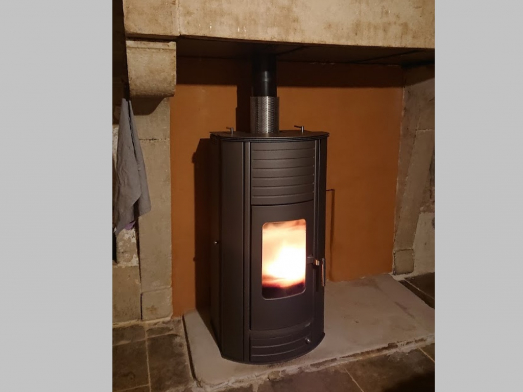 Poêle à granulés sans électricité