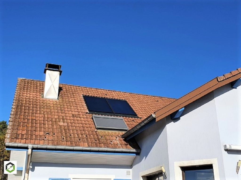 réalisation d'un chauffe-eau solaire intégré en toiture - entreprise rge qaulisol