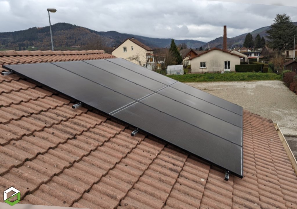 pose de panneaux solaires photovoltaïques - autoconsommation de 3 kw, revente surplus