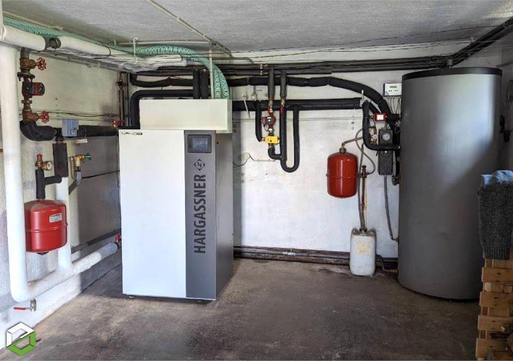 Mise en place chaudière biomasse individuelle (granulés de bois) 15kW Hargassner