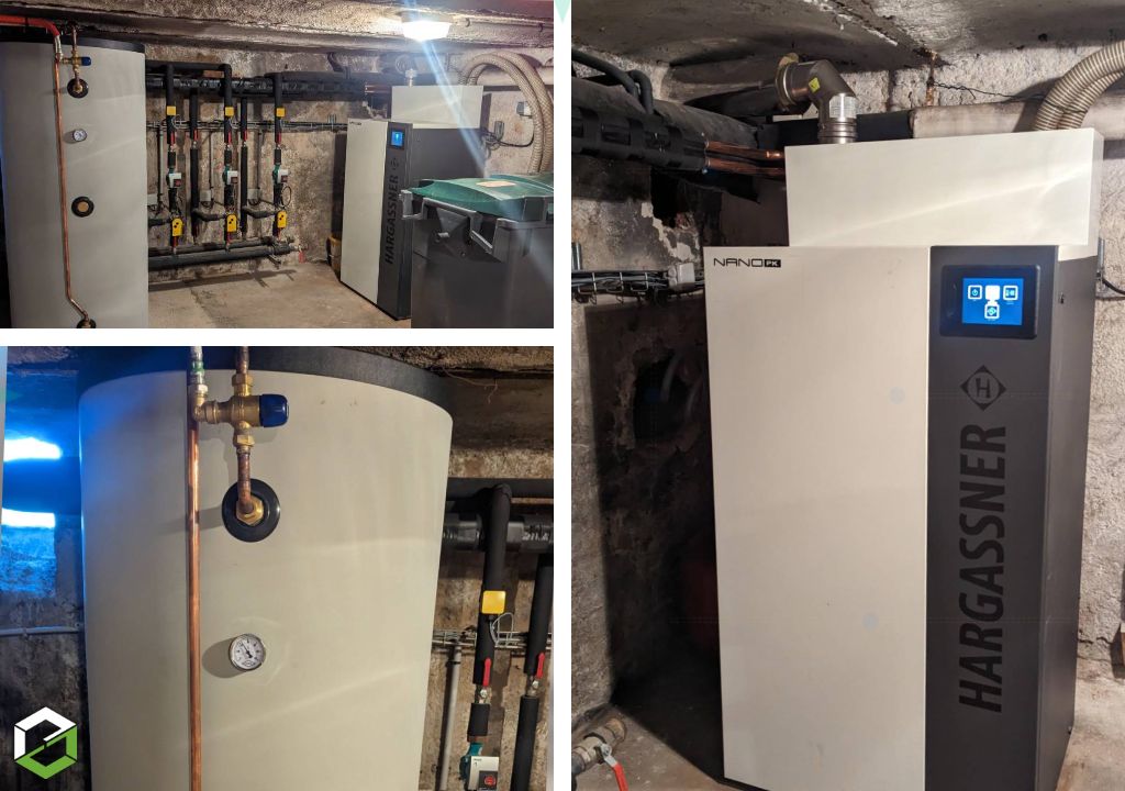fourniture et pose chaudière à granulés de bois hargassner - 15kw 