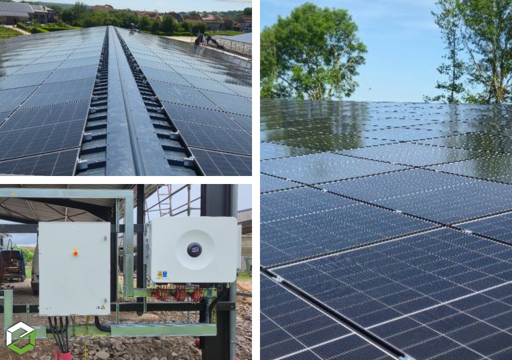 Consultez la chantier : installation de panneaux photovoltaïques dmegc