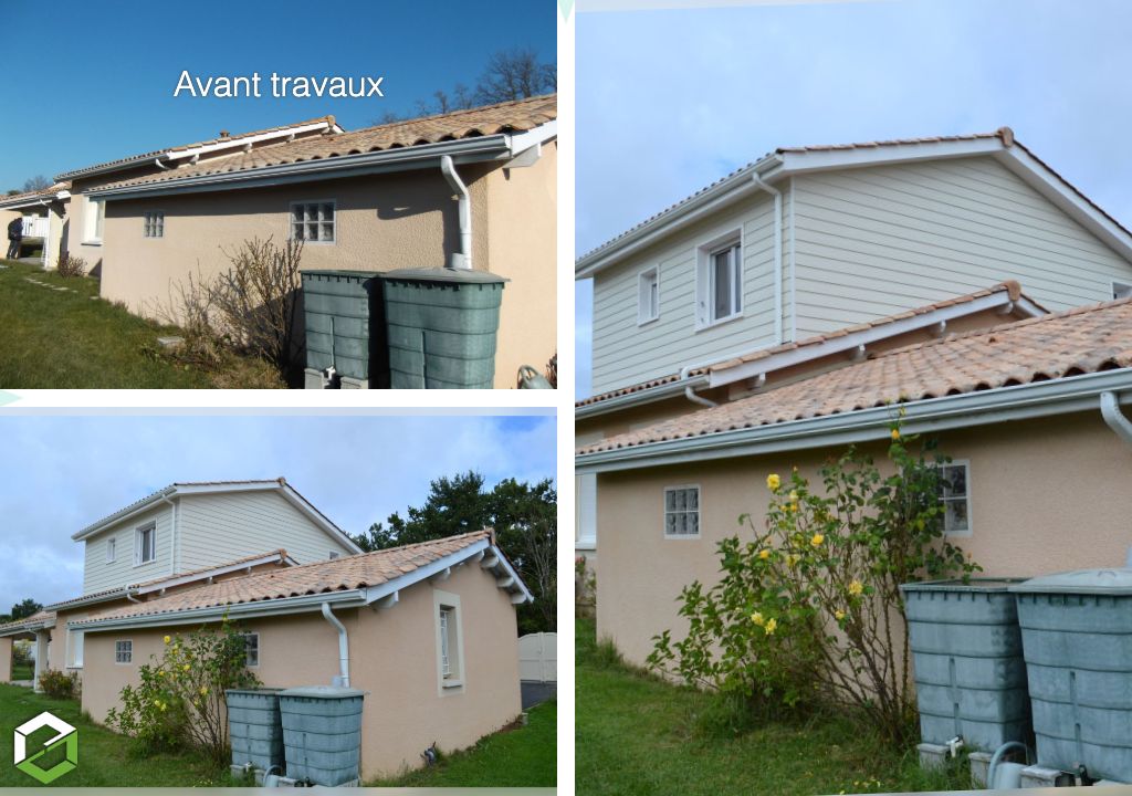 Consultez la chantier : agrandissement de surface habitable par surélévation en ossature bois d'une maison