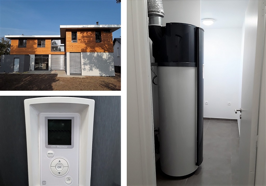 chauffe-eau thermoddynamique thermor aeromax 4 dans maison neuve bbc