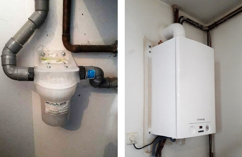 Consultez la chantier : chaudière murale gaz condensation de dietrich