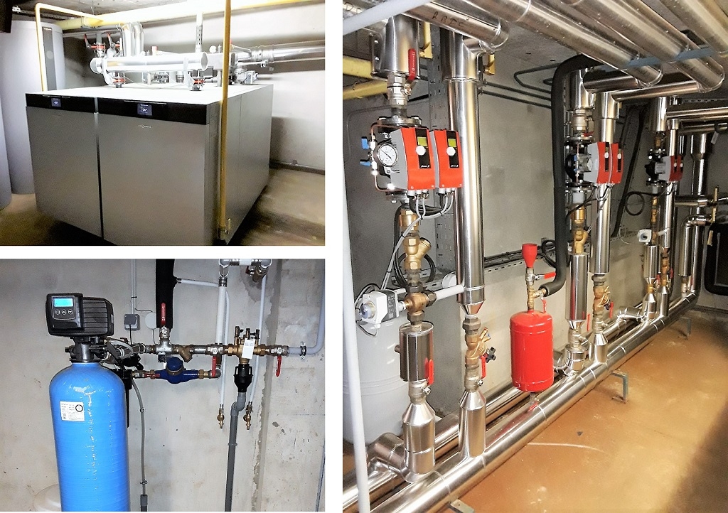 Consultez la chantier : installation cascade de chaudière viessmann régulée en gtc