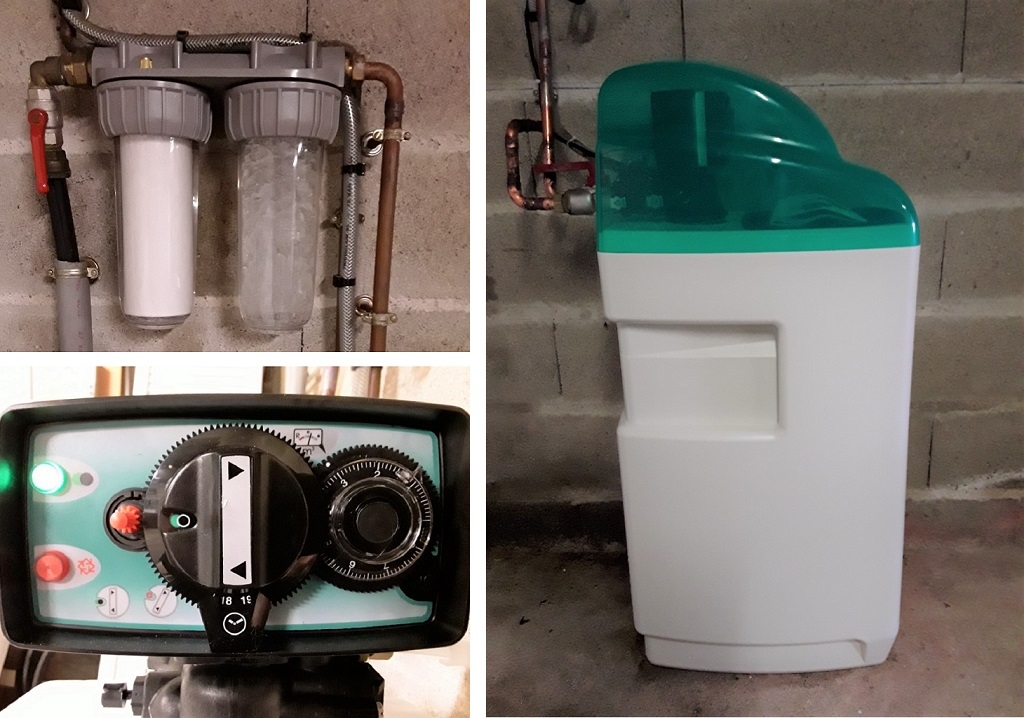 Consultez la chantier : adoucisseur monobloc 18l de résine dimm