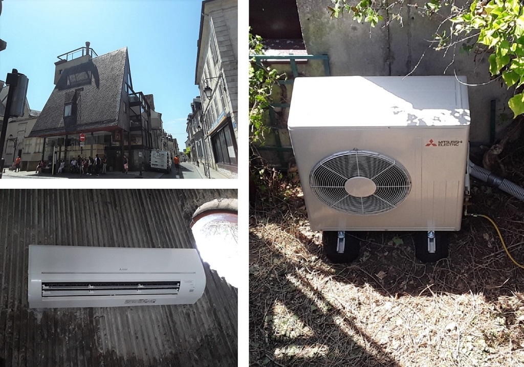 climatisation en zone classée monument historique sur les toits de bourges