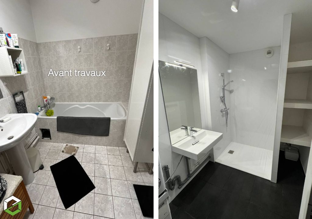 Salle de bain adaptée pour personne handicapée clé en main