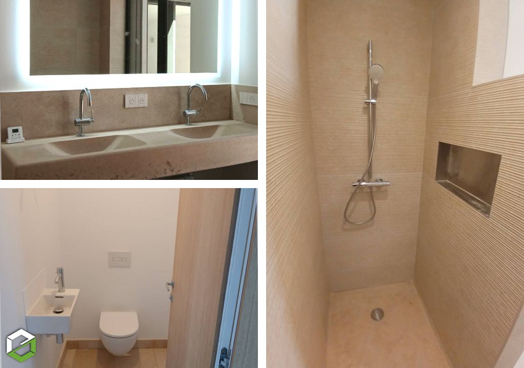 Création et pose d'une salle de bain d'exception haut de gamme