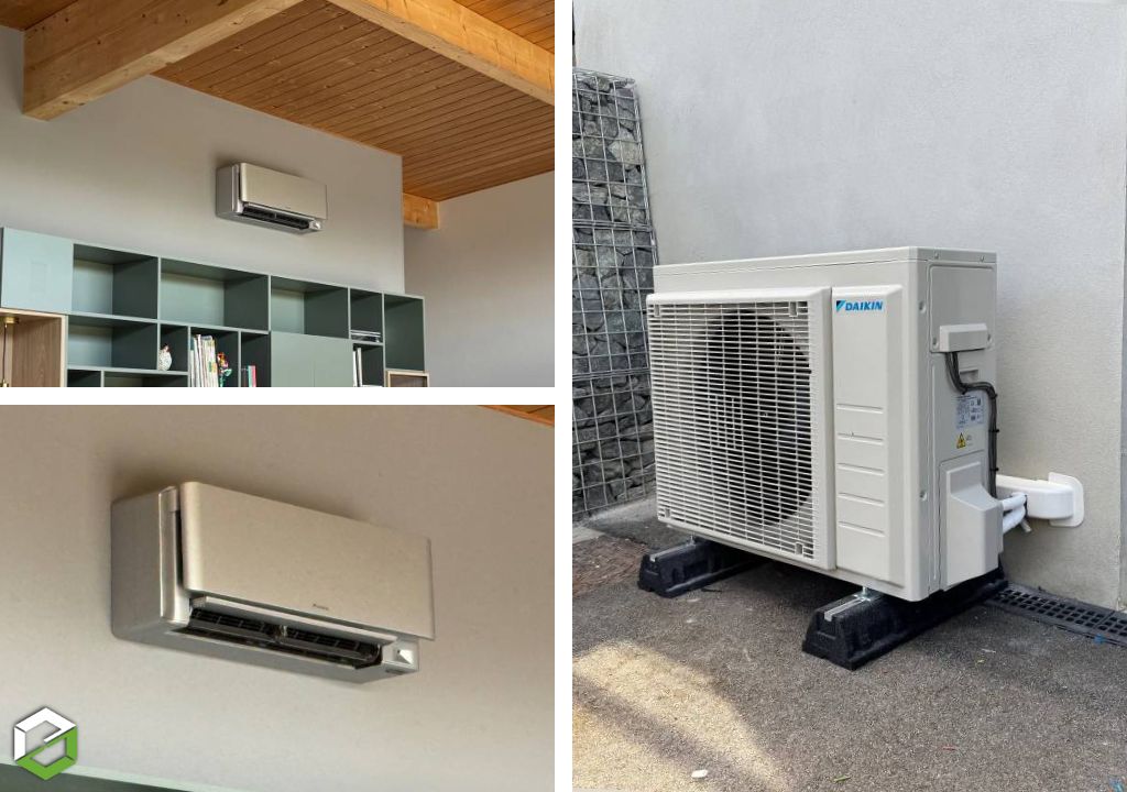 Pose d'une climatisation haut de gamme Daikin-Cher (18)