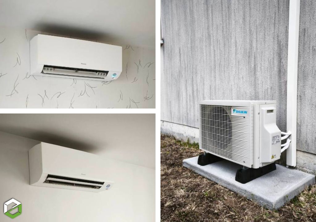 Pose d'une pompe à chaleur air/air DAIKIN
