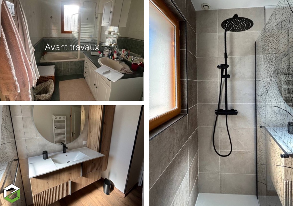 Rénovation totale d'une salle de bain