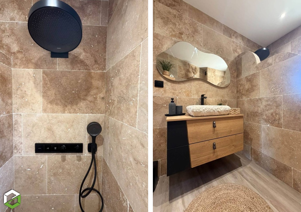 Réalisation d'une salle de bain haut de gamme