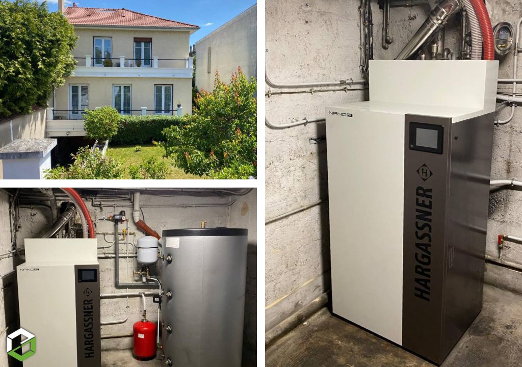 ​Chaudière à granulés Hargassner NANO-PK - Installation certifiée RGE Qualibois