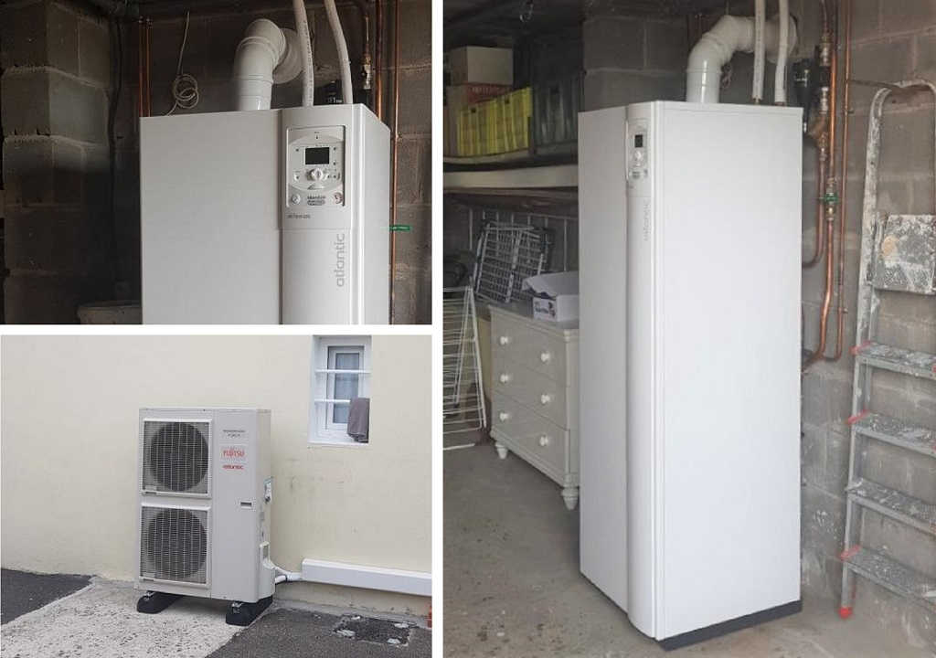 Installateur de pompe à chaleur Hybride : Changement de la chaudière gaz par une pompe à chaleur hybride gaz condensation Atlantic-Loiret (45)