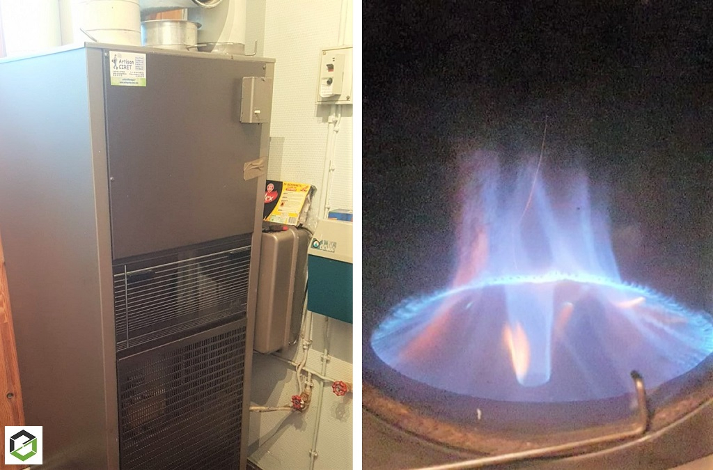 dépannage chaudière fioul :  intervention sur une chaudière fioul à vaporisation 