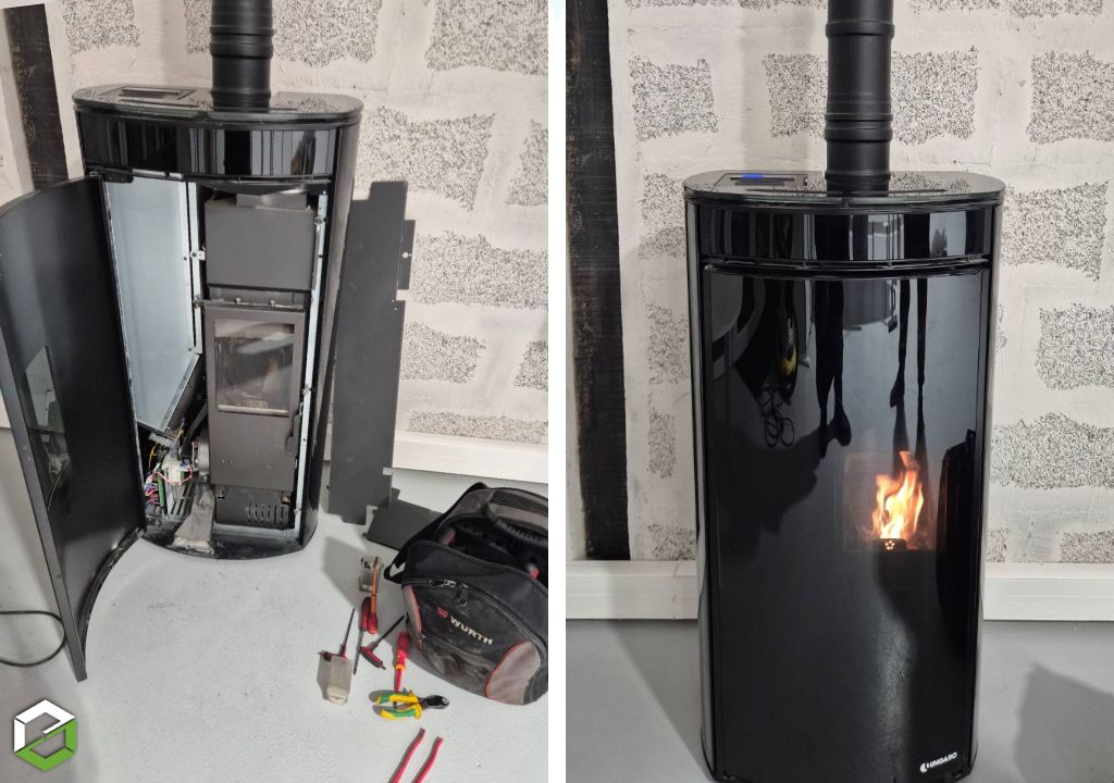 Ets A.Ciret Chauffage Plomberie : Entretien d'un poêle à granulés Ungaro